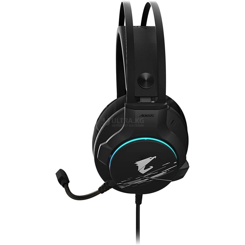 Наушники с микрофоном GIGABYTE AORUS H1 Virtual 7.1 USB BLACK Наушники с микрофоном GIGABYTE AORUS H1 Virtual 7.1 USB BLACK