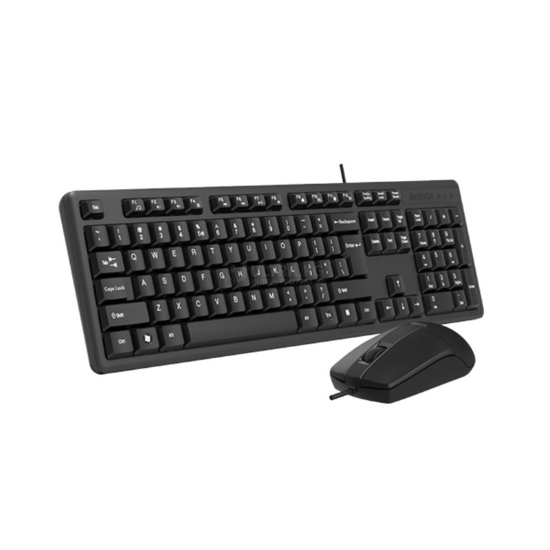 Клавиатура + Мышь A4TECH KK-3330 (KK-3+OP-330), мембранная, 104btns, 1200dpi, 4btns, waterproof, USB, 1.5 м, Черный Клавиатура + Мышь A4TECH KK-3330 (KK-3+OP-330), мембранная, 104btns, 1200dpi, 4btns, waterproof, USB, 1.5 м, Черный