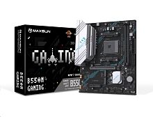 Материнская плата AM4 MAXSUN MS-B550M GAMING WIFI, AMD AM4, AMD B550, 2xDDR4 PC25600, 1xPCI 4.0x16, 1xPCI 3.0x4, 1xPCI 3.0x1, 2SATA+M2.2 Slot, Sound7Ch, GLAN, mATX, 4xUSB5G+8USB2.0, HDMI, DP