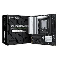 Матплата MAXSUN MS-Challenger B860M 2.5G, LGA1851, Intel B860, 2xDDR5, 1xPCI-E 5.0x16, 1xPCI-E 1.0x4, 1xPCI-E 1.0x1, Sound8Ch, GLAN, 2SATA+2M.2, RAID, mATX, 6USB3.2+6USB2.0, HDMI, DP, WiFi