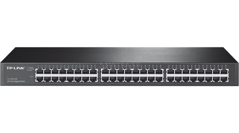 Коммутатор сетевой TP-LINK TL-SG1048 (48x10/100/1000Mbs) Коммутатор сетевой TP-LINK TL-SG1048 (48x10/100/1000Mbs)