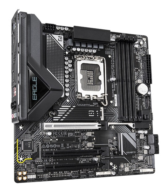 Матплата Gigabyte B860M EAGLE V2, LGA1851, Intel B860, 2xDDR5 PC72500, 2xPCI-E 4.0-5.0x16, Sound8Ch, GLAN, 4SATA+2M.2, RAID, mATX, 6USB3.2+7USB2.0, HDMI, DP фото 2 Матплата Gigabyte B860M EAGLE V2, LGA1851, Intel B860, 2xDDR5 PC72500, 2xPCI-E 4.0-5.0x16, Sound8Ch, GLAN, 4SATA+2M.2, RAID, mATX, 6USB3.2+7USB2.0, HDMI, DP фото 2