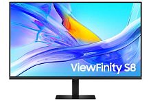 Монитор LCD 37" Samsung LS37D802UAIXCI, ViewFinity S8, Black, VA, 3840x2160, 60Hz, 3000:1 (Mega DCR), 350 кд/м2, 5ms, DP, HDMI, выход на наушники, 3xUSB, USB-C, LAN