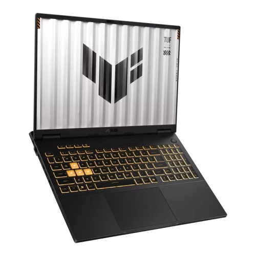 Ноутбук ASUS TUF F16 FX608JMR-RV037, Intel i7-14650HX (16 ядер/24 потока up to 5.2Ghz), 16GB DDR5, 1TB SSD m2 NVMe, RTX5060 8GB GDDR7, 16.0" WUXGA IPS 165Hz, Type-C HDMI Thunderbolt LAN WF BT DOS, клав с подсв ENG-RUS, темно серый