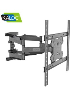 Настенный кронштейн для ТВ и мониторов Kaloc Zeno KLC-X5A, Макс. Нагрузка-35.0 кг, Диагональ экрана от 32"до 60", Наклон-2°/+10°, Поворот 50°/+80°, до стены 48-459мм, VESA 100x100, 400x400mm, Чёрный Настенный кронштейн для ТВ и мониторов Kaloc Zeno KLC-X5A, Макс. Нагрузка-35.0 кг, Диагональ экрана от 32"до 60", Наклон-2°/+10°, Поворот 50°/+80°, до стены 48-459мм, VESA 100x100, 400x400mm, Чёрный