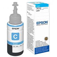 Краска Epson (C13T67324A) Cyan 70ml Cartridge for ink printer L800