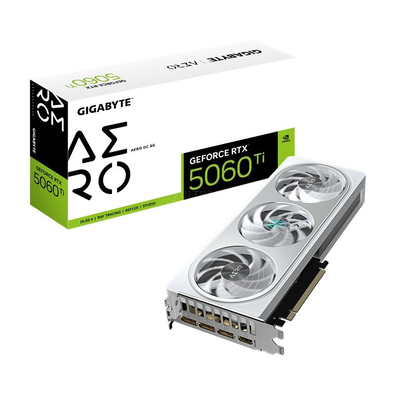 GEFORCE RTX5060Ti OC 8GB GDDR7 128bit 2647Mhz 3xDP HDMI GIGABYTE GV-N506TAERO OC-8GD GEFORCE RTX5060Ti OC 8GB GDDR7 128bit 2647Mhz 3xDP HDMI GIGABYTE GV-N506TAERO OC-8GD