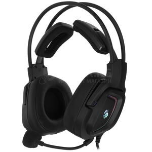 Наушники с микрофоном A4Tech Bloody G575P, Дуговые, 3.5mm MiniJack +USB, 20Hz-20kHz, 105dB/-44dB, Длина кабеля 2 м, стереозвук, Черный Наушники с микрофоном A4Tech Bloody G575P, Дуговые, 3.5mm MiniJack +USB, 20Hz-20kHz, 105dB/-44dB, Длина кабеля 2 м, стереозвук, Черный