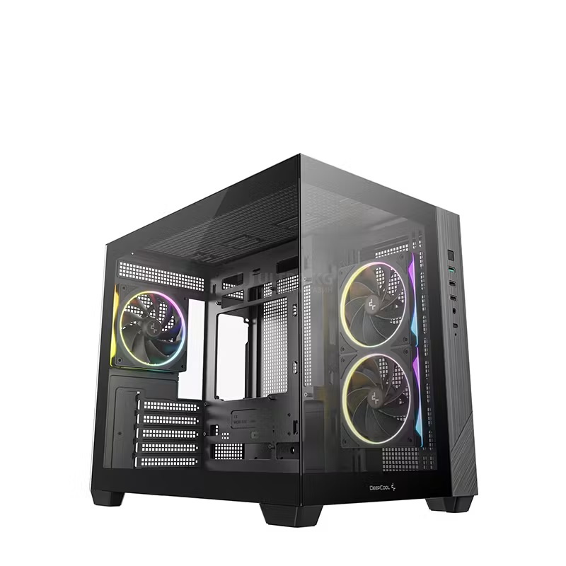 DEEPCOOL MATX CG330 MESH 3F w/o PSU USB3.0×2 Front + 3×120mm ARGB FANS DEEPCOOL MATX CG330 MESH 3F w/o PSU USB3.0×2 Front + 3×120mm ARGB FANS