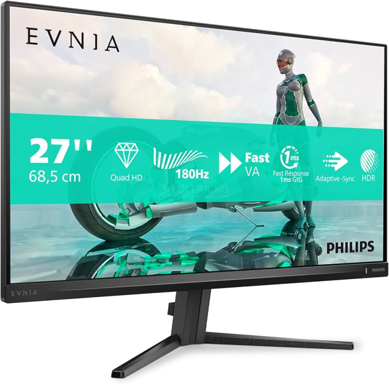 PHILIPS 27" 27M2N3500NL EVNIA GAMING VA 2560 x 1440 180HZ 178/178 5000:1 300kd/m2 1ms DP, HDMI*2 PHILIPS 27" 27M2N3500NL EVNIA GAMING VA 2560 x 1440 180HZ 178/178 5000:1 300kd/m2 1ms DP, HDMI*2