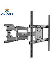 Настенный кронштейн для ТВ и мониторов Kaloc Zeno P5-L400, Макс. Нагрузка-40.9 кг, Диагональ экрана от 32"до 70", Наклон-2°/+10°, Поворот 120°, до стены 58-458мм, VESA 75x75, 400x400mm, Чёрный
