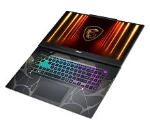 Ноутбук MSI CYBORG 15, Intel Core 7 240H(up to 5.20Ghz), 16GB DDR5, 512GB NVMe, nVidia RTX 5060 8GB, 15.6" FHD 144Hz, WF BT DOS, клав.с подсв EN-RU, черный [9S7-15Q342-073]