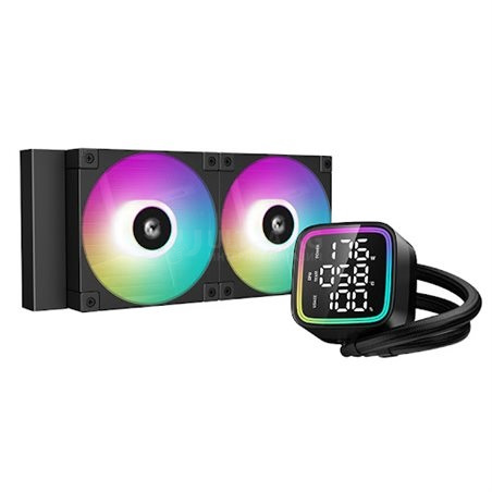 DEEPCOOL LD240 ARGB 120*2 FAN DIG. CPU STATUS LGA20xx/1700/1200/115*/AMD DEEPCOOL LD240 ARGB 120*2 FAN DIG. CPU STATUS LGA20xx/1700/1200/115*/AMD