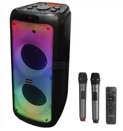 Microlab Party Speaker PT1000W 80W RGB LED, 2*Mic, BT,5400mAH, 3.5mm Line in, microSD,USB, Remote Microlab Party Speaker PT1000W 80W RGB LED, 2*Mic, BT,5400mAH, 3.5mm Line in, microSD,USB, Remote