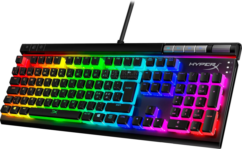 HyperX Alloy Elite 2 4P5N3AX#ACB (HKBE2X-1X-RU) Mechanical Gaming Keyboard,HX Red,Backlight,RU HyperX Alloy Elite 2 4P5N3AX#ACB (HKBE2X-1X-RU) Mechanical Gaming Keyboard,HX Red,Backlight,RU