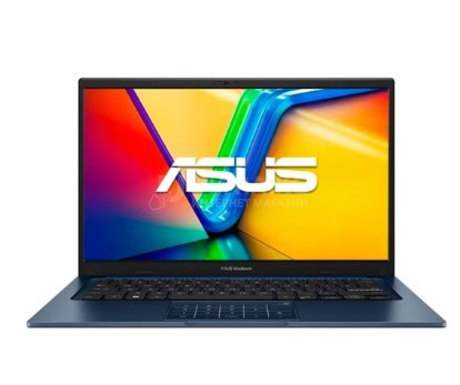 Ноутбук ASUS VIVOBOOK 14 X1404VA-I512256 Intel i5-1334U(up to 4.6GHz) 24GB DDR4, 1TB SSD NVMe, 14.0" FHD, Intel Iris Xe Graphics, WF, BT, HDMI, Type-C, WIN11H, ENG-RUS, темно синий Ноутбук ASUS VIVOBOOK 14 X1404VA-I512256 Intel i5-1334U(up to 4.6GHz) 24GB DDR4, 1TB SSD NVMe, 14.0" FHD, Intel Iris Xe Graphics, WF, BT, HDMI, Type-C, WIN11H, ENG-RUS, темно синий