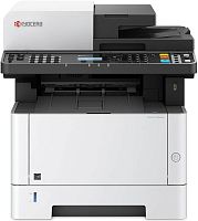 МФУ Kyocera MA2000 A4, 1800x600 dpi, 20 ppm ,32 MB, 8 сек 1ая страница, лоток 150 листов, USB 2.0, ЖК дисплей, в комплекте ТРИ катриджаx TK-1240 на 1500страниц (один установлен в МФУ), ресурс барабана 50 000 копий, в 2 р. выше чем Кэнон 3010 [1102Y83NX0]