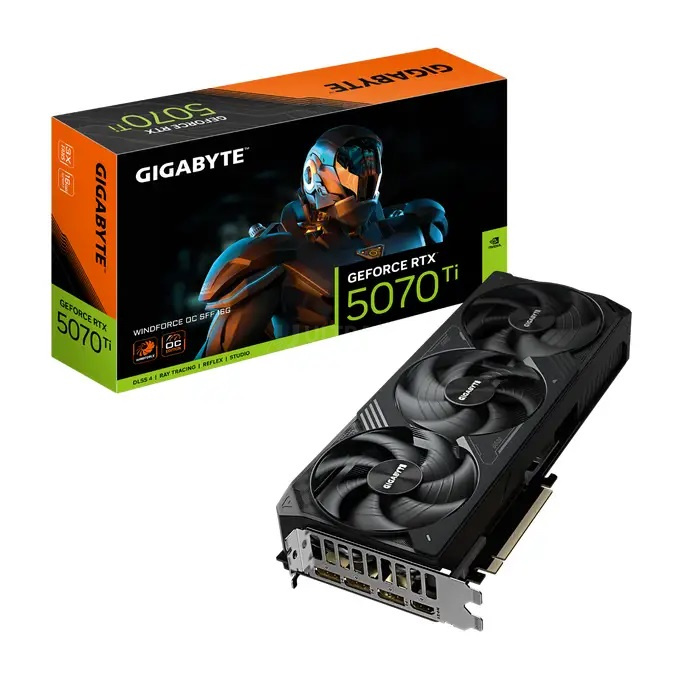 GEFORCE RTX5070Ti OC 16GB GDDR7 256bit 2497Mhz 3xDP HDMI GIGABYTE GV-N507TWF3OCV2-16GD GEFORCE RTX5070Ti OC 16GB GDDR7 256bit 2497Mhz 3xDP HDMI GIGABYTE GV-N507TWF3OCV2-16GD