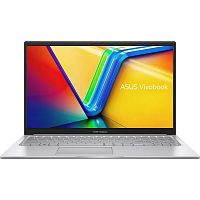 Ноутбук ASUS Vivobook F1504VA-WS51, Intel Core i5-1334U(up to 4.6GHz), 16GB DDR4, 512GB SSD NVMe M.2, 15.6" FHD IPS, Intel Iris Xe Graphics, Антимикробное покрытие и угол открытия 180° WF BT HDMI Type-C WIN11, ENG-RUS, серебро