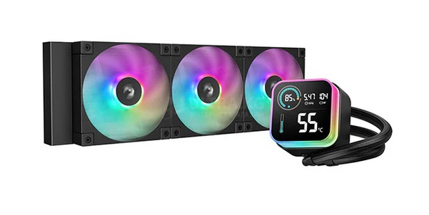 DEEPCOOL LQ360 ULTRA ARGB 120*3 FAN, LED DIGITAL DISPLAY, LGA1851/1700/1200/115*/AMD DEEPCOOL LQ360 ULTRA ARGB 120*3 FAN, LED DIGITAL DISPLAY, LGA1851/1700/1200/115*/AMD