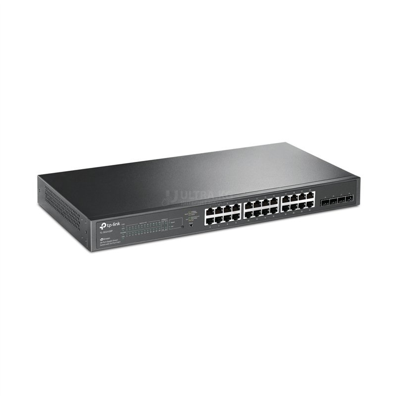 Коммутатор POE Omada TP-LINK SG2428P (24×POE+ 1Гбит/ 4×SFP 1Гбит/ 20 Гбит/с/ Auto MDI/MDIX/ Cloud/ Omada SDN/ L2+/ 250W) фото 2 Коммутатор POE Omada TP-LINK SG2428P (24×POE+ 1Гбит/ 4×SFP 1Гбит/ 20 Гбит/с/ Auto MDI/MDIX/ Cloud/ Omada SDN/ L2+/ 250W) фото 2