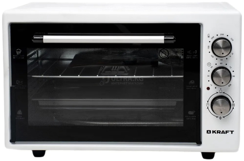 Мини-печь Kraft KF-MO 4500 W (белый) Мини-печь Kraft KF-MO 4500 W (белый)