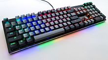 Клавиатура A4Tech Bloody B828N Light Strike Neon, USB 1.8m, 0.2ms, мех клавиатура с переключателями