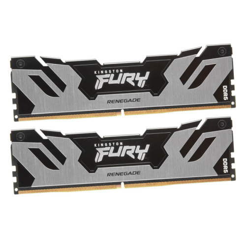 DDR5 32GB (2x16GB) PC-51200 (6400MHz) KINGSTON FURY RENEGADE SILVER XMP KF564C32RSK2-32