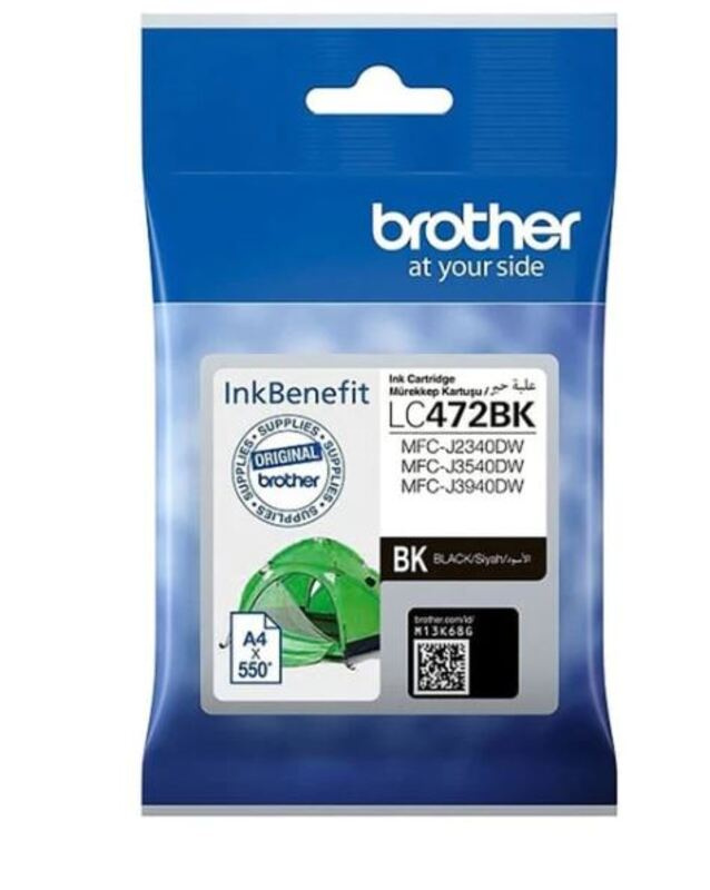 Картридж Brother LC472 BK Black Cartridge for ink printer MFC-J2340DW / J3540DW / J3940DW Картридж Brother LC472 BK Black Cartridge for ink printer MFC-J2340DW / J3540DW / J3940DW