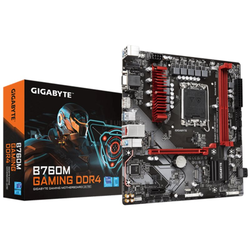 MB LGA1700 GIGABYTE B760M H DDR4,2xDDR4,12xUSB,4xSATAIII,mATX,PCIe16x, PCIe1x,VGA HDMI MB LGA1700 GIGABYTE B760M H DDR4,2xDDR4,12xUSB,4xSATAIII,mATX,PCIe16x, PCIe1x,VGA HDMI