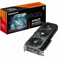 Видеокарта RX 9070XT GIGABYTE Radeon™ RX 9070 XT GAMING OC 16GB GDDR6, Engine clock up 3060MHz, Memory clock 20000MHz, 256Bit, 2xDP, 2xHDMI [GV-R9070XTGAMING-16GD]