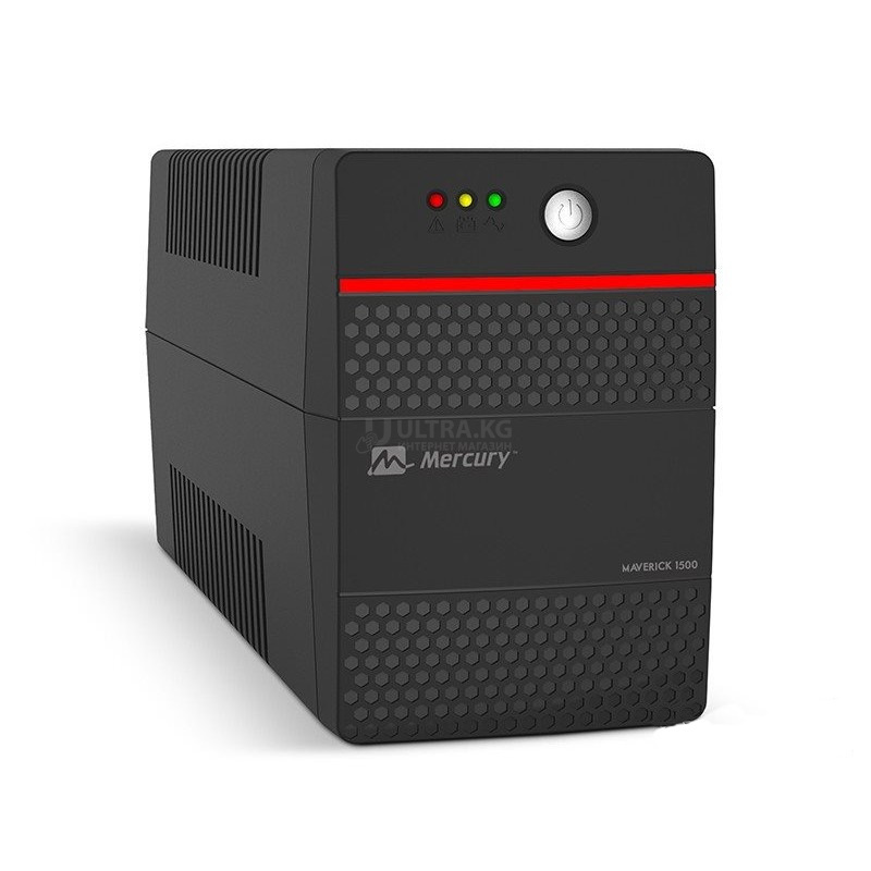 ИБП UPS Mercury Maverick 1050, AVR, 1050VA/512W, IEC C13x2, 1x12V/9Ah ИБП UPS Mercury Maverick 1050, AVR, 1050VA/512W, IEC C13x2, 1x12V/9Ah